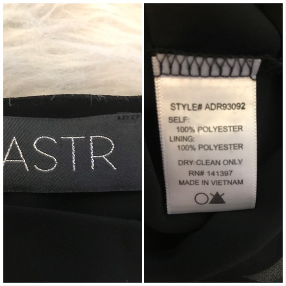 ASTR high neck trapeze  Black dress size Small - Picture 7 of 8
